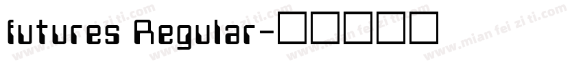 futures Regular字体转换